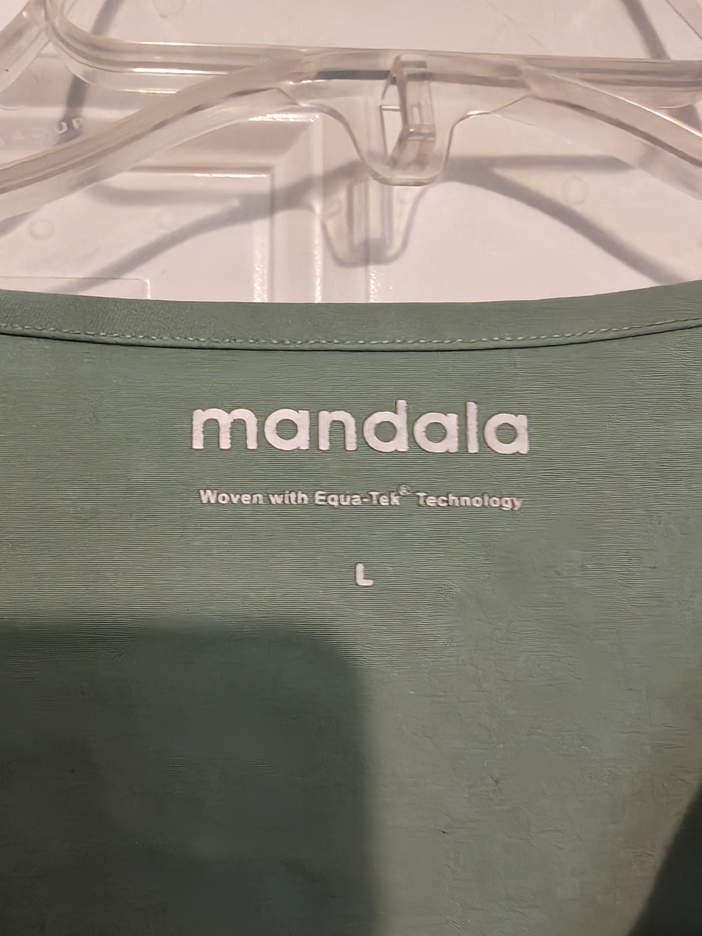 Mandala Womans Shirt - Sage Green, L